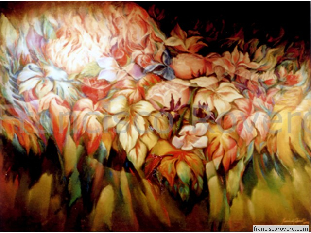 Mystical Rose  (Oil on canvas 102.5 x 76.5cm)